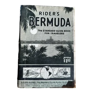 1928 Rider’s Bermuda Travel Guide Book Second Edition Paperback