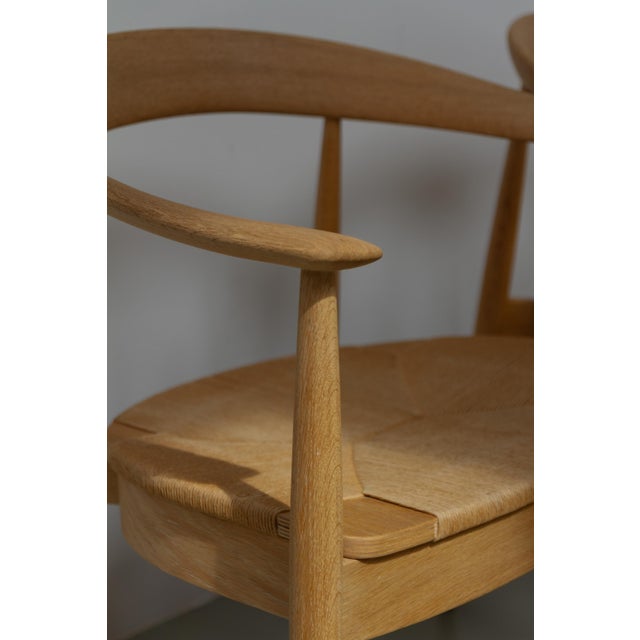 Danish Modern Oak and Paper Cord Chairs by Falsig, 1970s, Set of 6 For Sale - Image 10 of 18