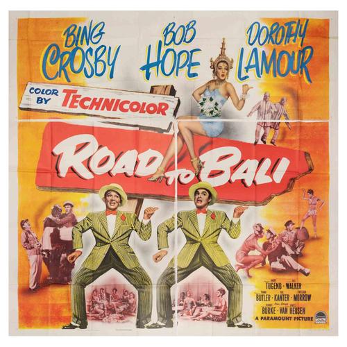 1950s Road to Bali Poster, USA, 1952 For Sale - Image 5 of 5