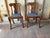 Early 20th Century Set of 6 Crotch Flame Mahogany Empire Style Saber Leg Dining Chairs For Sale - Image 9 of 18
