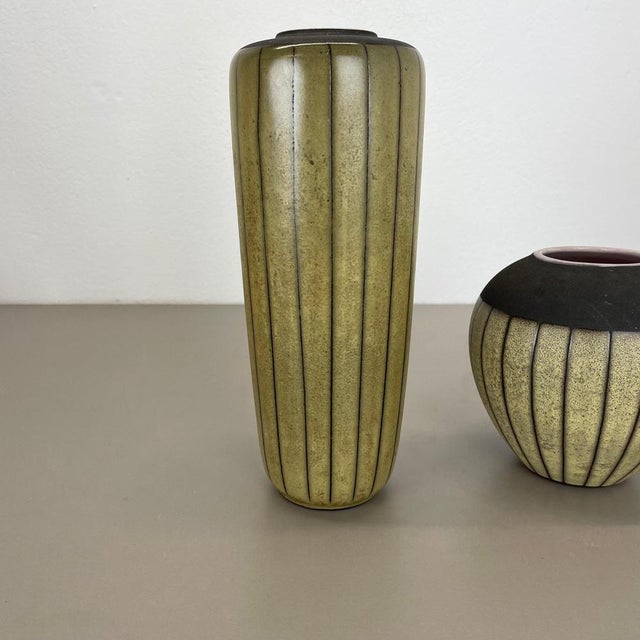 Vintage Athen Vases by Wächtersbach, Germany, 1970s, Set of 2 For Sale - Image 4 of 18