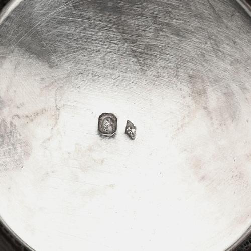 French Glass Wine Jugs in Silver, Set of 2 For Sale - Image 9 of 10