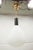 Mid-Century Pendant Light in Brass and Zebra-Striped Glass, 1950s For Sale - Image 4 of 11