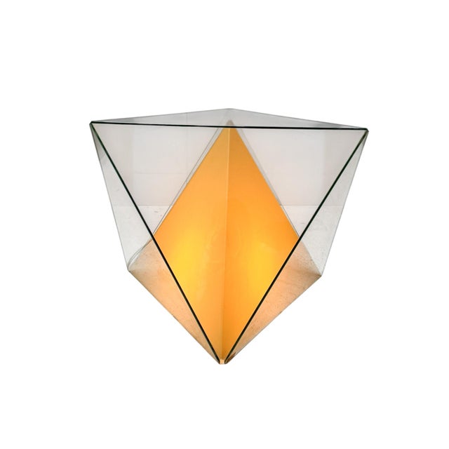 Magical and rare Post-Modern Octaëder floor lamp or light object. Design by Marcel Simons. Striking Dutch design from the...