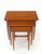 Set of 3 Danish Mid-Century Modern Teak Nesting Side Occasional Tables Mint! For Sale - Image 13 of 14