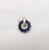Silver Vintage Boucher Rhodium Plated Faux-Sapphire Brooch For Sale - Image 8 of 9