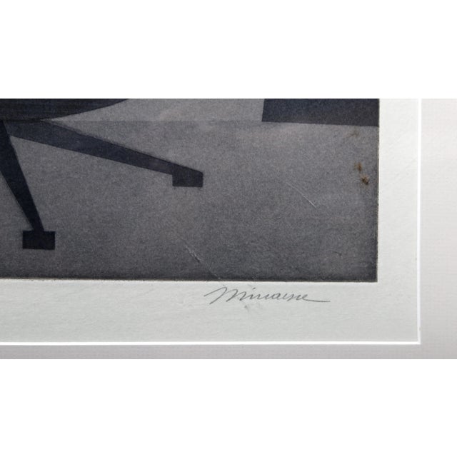 Andre Minaux Woman in Chair Circa 1975 For Sale - Image 4 of 6