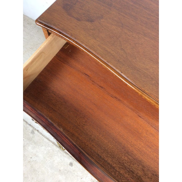 Antique Mahogany Chest of Drawers With Brass Hardware For Sale - Image 12 of 12