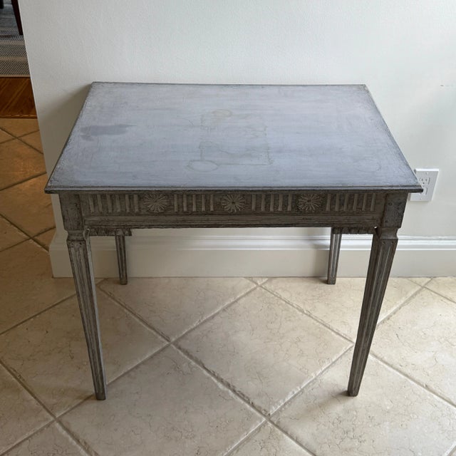 Antique Gustavian Small Writing Desk For Sale - Image 4 of 9