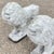 Vintage Classical Style Standing Lion Cement Guardian Entry Garden Statue - Pair For Sale - Image 4 of 12