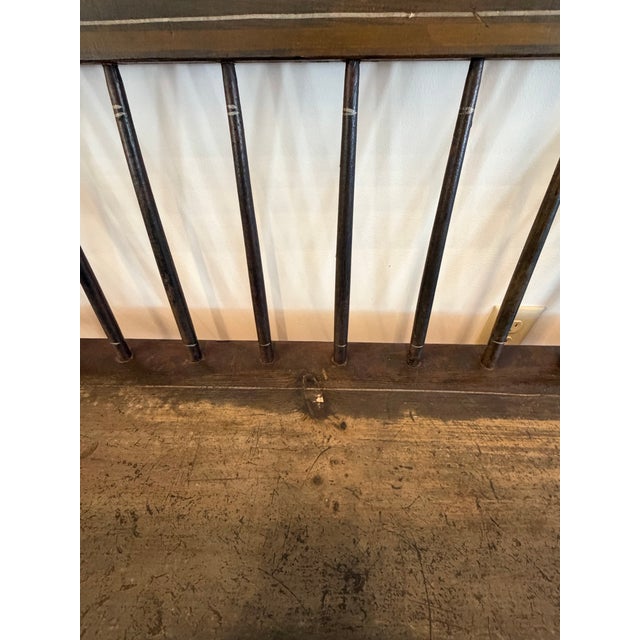 Antique American Deacons Bench For Sale In Boston - Image 6 of 12