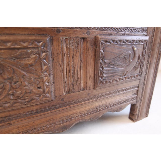 19th Century French Provincial Breton Folk-Art Armoire For Sale - Image 11 of 18