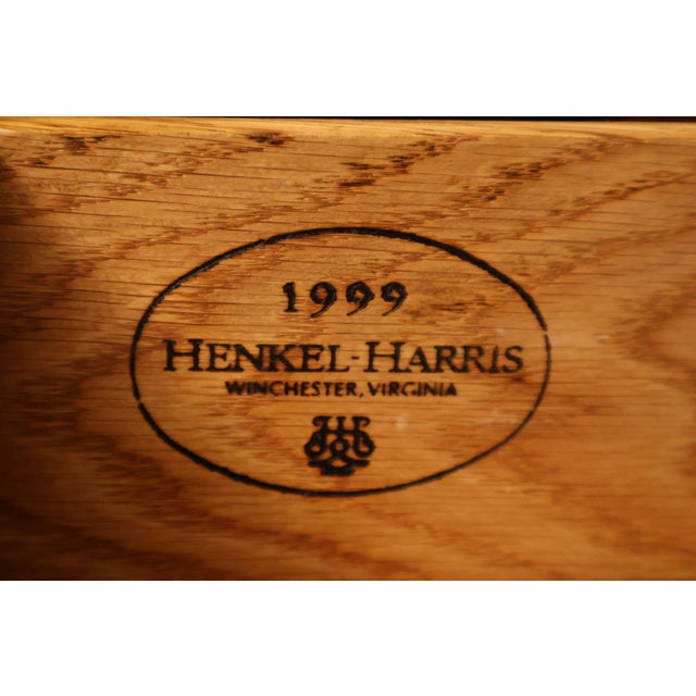 Henkel Harris Georgian Style Mahogany Demilune Console For Sale - Image 18 of 18
