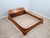 Italian Curved Walnut Bed Frame with Storage Headboard, 1970s For Sale - Image 6 of 18