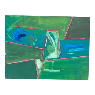 Abstract Acrylic on Canvas, Circa 2009 For Sale