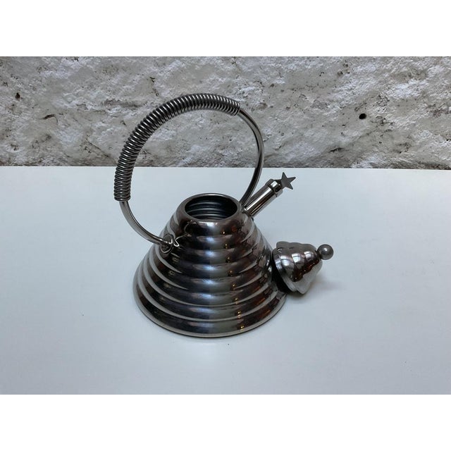 Black Kettle by Marina Sgarbi for Stella Collection, Italy, 1980s For Sale - Image 8 of 11