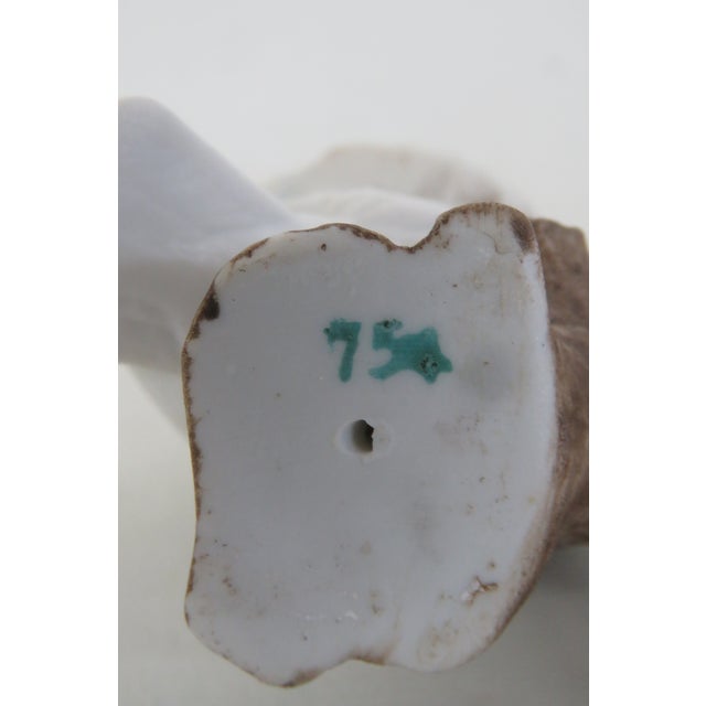 Ceramic Lefton Porcelain Love Doves Perched on Tree Branch Model No 754 Figurine 4971b For Sale - Image 7 of 9