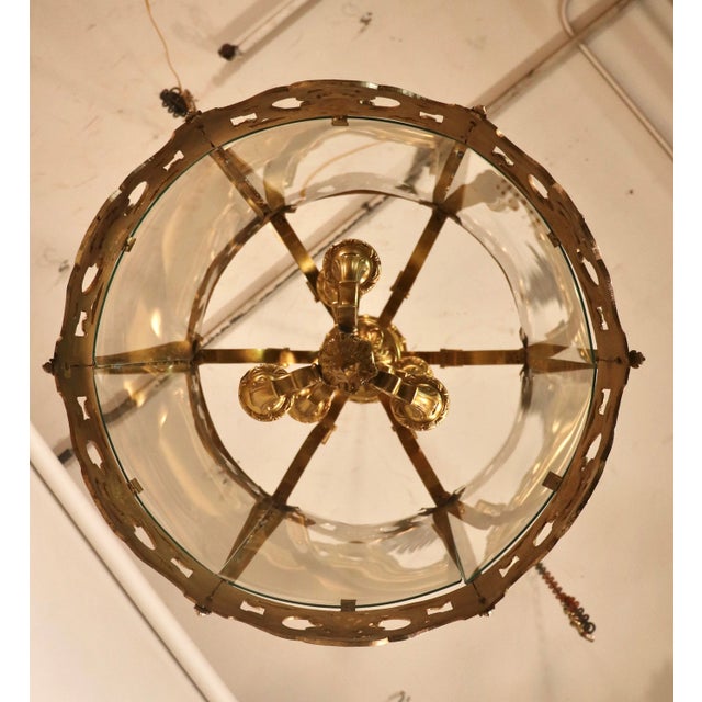 Late 19th Century French Louis XVI Style Gilt Bronze Lantern For Sale - Image 11 of 13