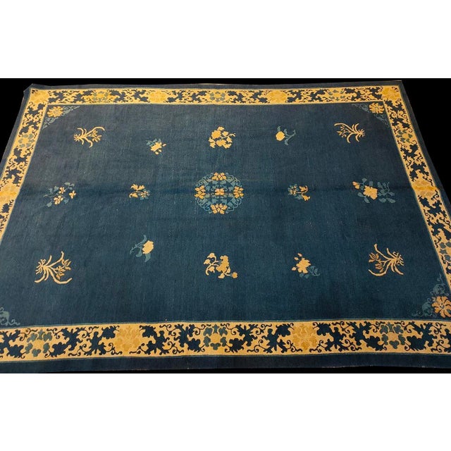 Early 20th Century Chinese Peking Carpet For Sale - Image 4 of 9