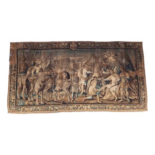 Large Aubusson Tapestry, 1650 For Sale