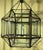 Large Antique Copper & Glass Octagonal Ceiling Lantern/Chandelier/Pendant For Sale In Miami - Image 6 of 12