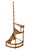 2000 - 2009 Vintage Faux Bamboo Spiral Library Steps & Display Stand For Sale - Image 5 of 12