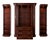 Chippendale 1970s Drexel Heritage Chippendale Mahogany 3-Piece Display Cabinet With Étagères For Sale - Image 3 of 5