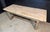 1920s Vintage Bleached Oak Farmhouse Dining Table, 1925 For Sale - Image 5 of 15