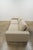 White Attributed Minotti Italian Modern Sofa and Chaise Ottoman For Sale - Image 8 of 17