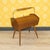 Brown Sewing Basket in Wood on Legs, 1960s For Sale - Image 8 of 8