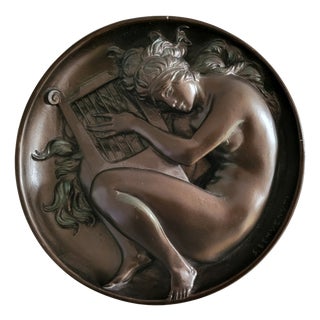 Mid-Century Modern Italian Plaster Relief, 1960s For Sale