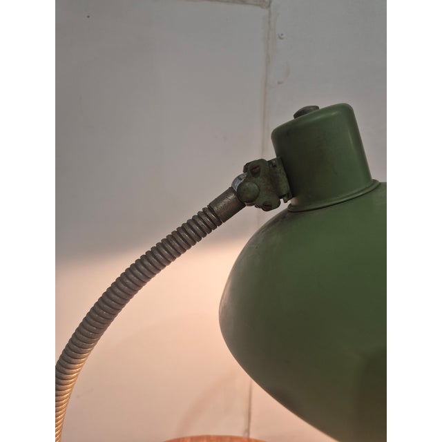 Bauhaus Desk Lamp in Green, 1920s For Sale - Image 14 of 14