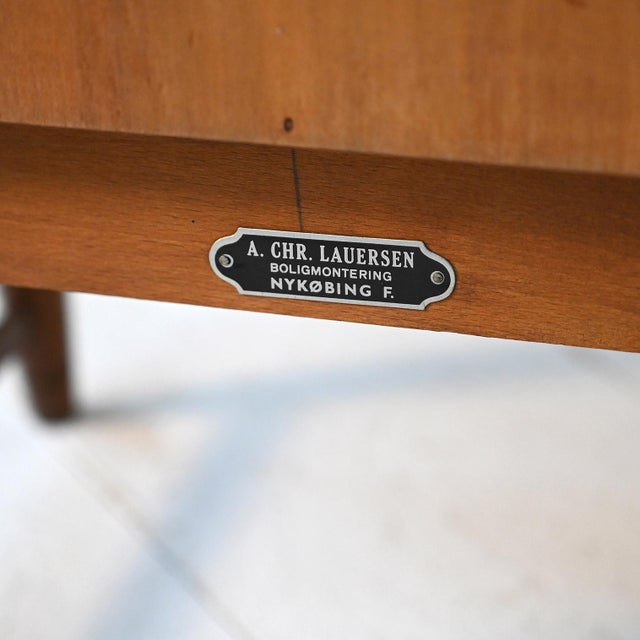 Teak Bedside Tables by A. Chr. Laursen, Denmark, 1950s, Set of 2 For Sale - Image 4 of 7