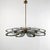 Mid-Century Modern Brass and Glass Chandelier attributed to Fontana Arte, Italy, 1960 For Sale - Image 4 of 12