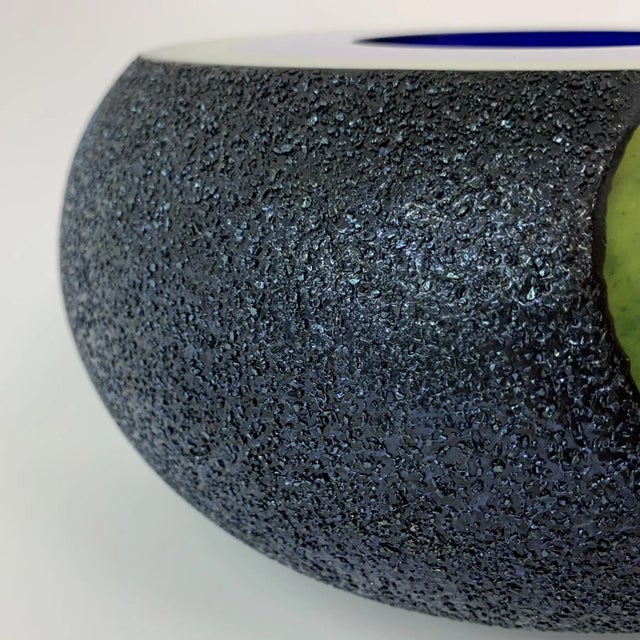 Ceramic Moonlanding Bowl or Vase by Monica Backstrom, 1980s For Sale - Image 7 of 8