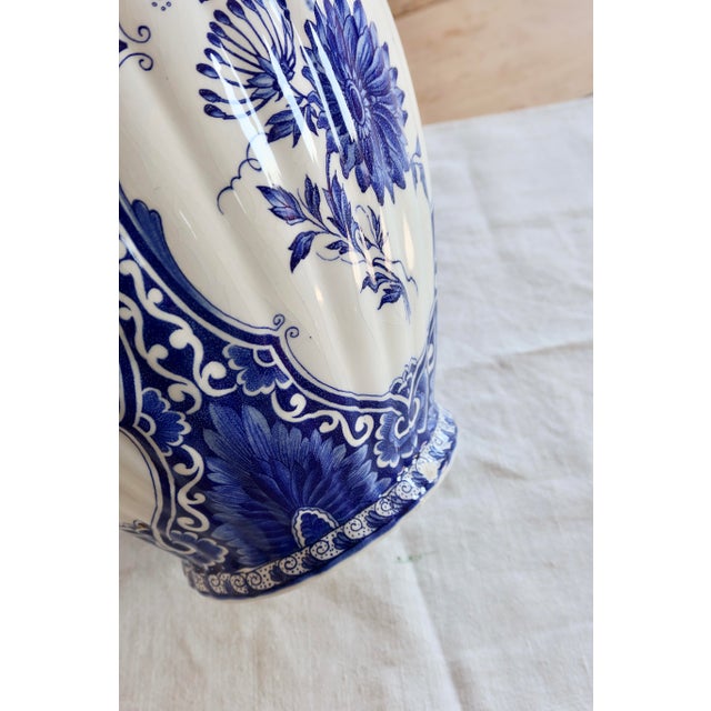 Large Vintage Earthenware Vase, 1980s For Sale - Image 6 of 9