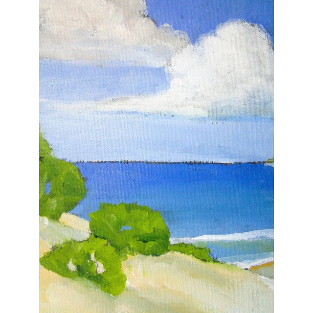 2020s Pacific Dunes Lynne French 11x14 California Coast Landscape Oil Painting For Sale - Image 5 of 5