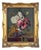 Still Life with Roses and Fruits, 1950s, Oil Painting on Canvas, Framed For Sale