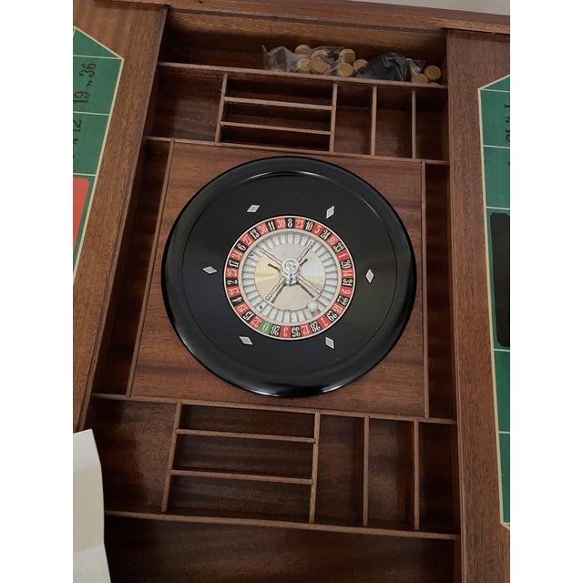 Hollywood Regency Inlaid Gaming Table, Italy, 1960s For Sale - Image 14 of 16