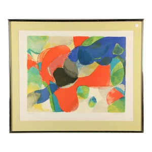 Gustave De Bolin, (Swedish 1920-1999), "Printemps" Signed Lithograph