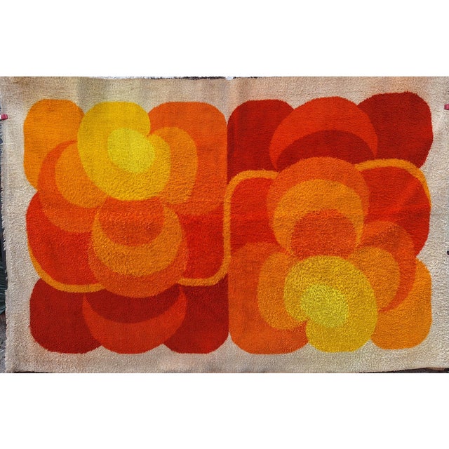 Large Vintage Pop Art Rug by Desso, 1970s For Sale - Image 3 of 10