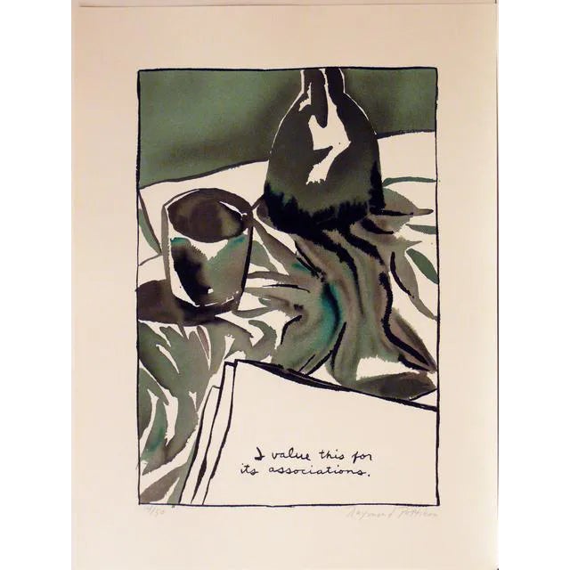 1988 "I Value this for Its Associations" Raymond Pettibon Original Print For Sale