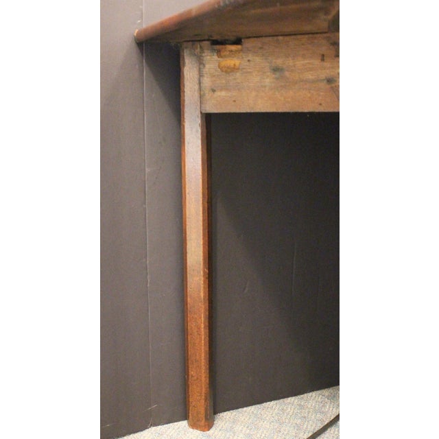 Wood Circa 1760-1780 English George III Period Corner Drop-Leaf Table For Sale - Image 7 of 9