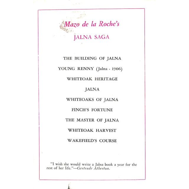 "The Building of Jalna" 1944 De La Roche, Mazo For Sale - Image 4 of 6