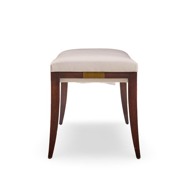 Late 20th Century Thomas Pheasant for Baker Furniture Adam Bench For Sale - Image 5 of 10