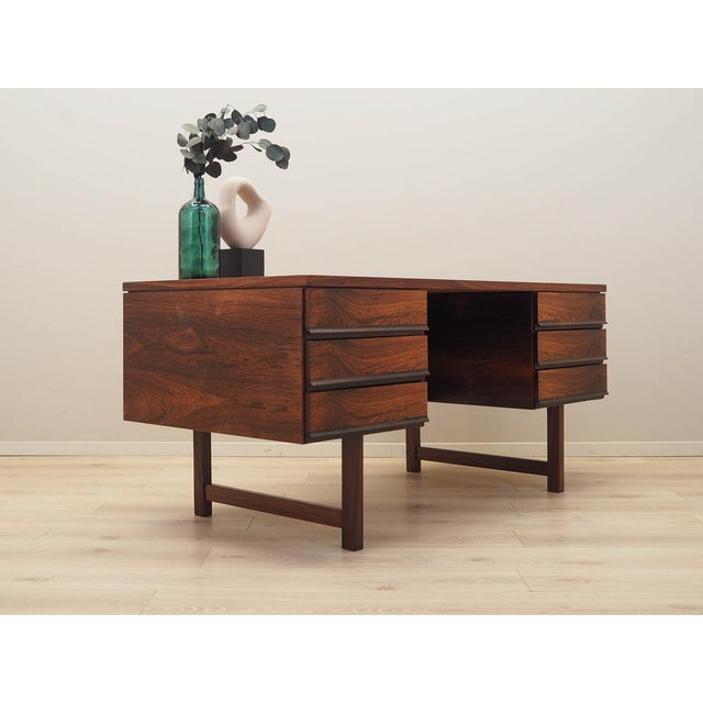 1970s Danish Rosewood Desk, 1970s For Sale - Image 5 of 12
