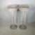 Mid Century White Wicker Floral Holders Trumpet Plant Stands-Pair of 2 which are in good shape and have slight paint loss...