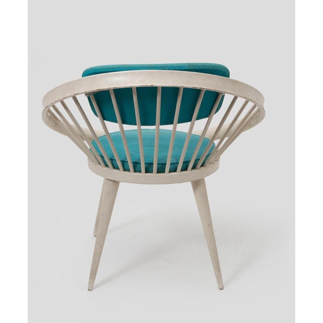 Pair of chairs realized by yngve ekstrom for ese mobler ab sweden in 1960s. Bentwood frame, painted wood finish and...