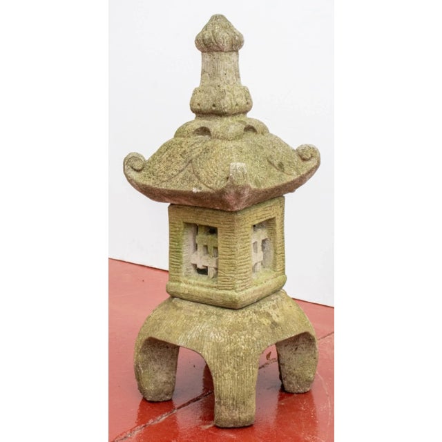Cement Pagoda Garden Ornament Chairish