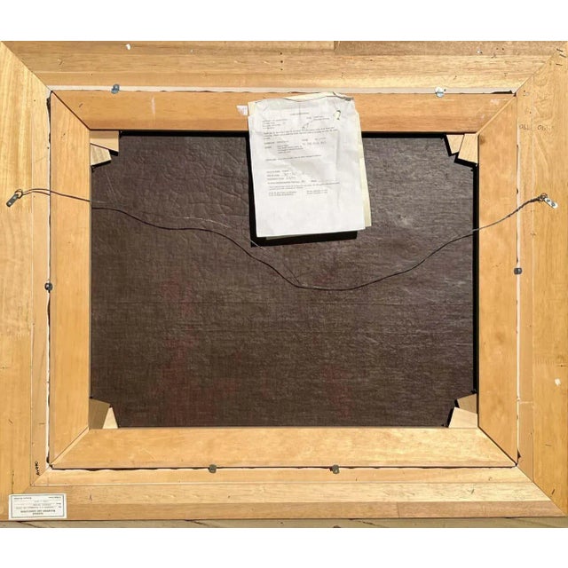 Anthony Thieme Windmill Landscape Oil Painting For Sale In Dallas - Image 6 of 9